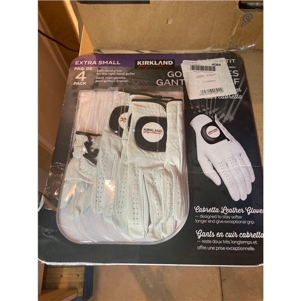 Kirkland Extra Small Golf Gloves Left Hand Glove for the Right Hand Golfer 4 Pack