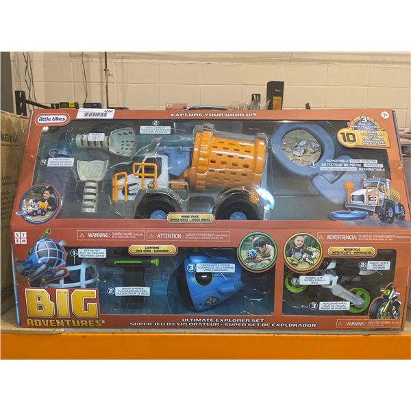 Little Tikes Big Adventures Ultimate Explorer Set with 10 Real Working Tools
