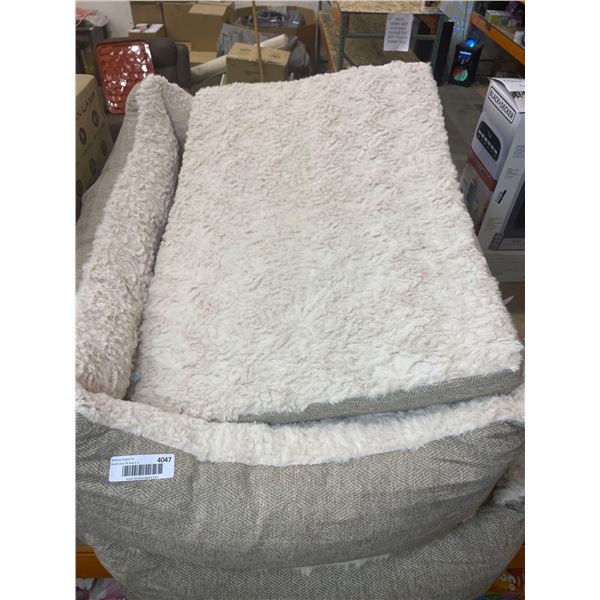 Kirkland Dog Bed with Removable Cusion for Easy Cleaning (SEE PHOTO FOR DAMAGE)