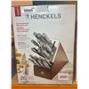 Image 2 : HENCKELS Forged Stainless Steel Modernist Self-Sharpening 20-Piece Knife Block Set