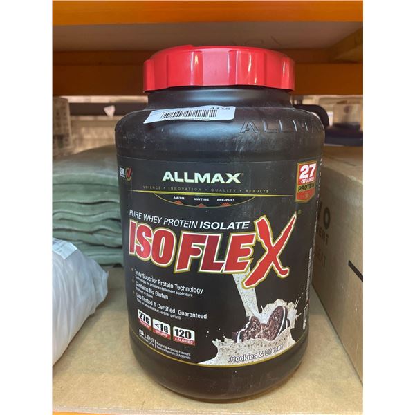 All Max Pure Whey Protein Isolate Isoflex Cookies & Cream 5lbs