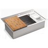 Image 1 : Kohler Cater Top Mount Undermount Single Bowl kitchen Sink Kit,