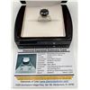 Image 1 : Natural Black Diamond 6.35 Brilliant Cut Solitaires .925 Silver Ring  with Ins. Retail replacement C