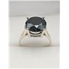 Image 2 : Natural Black Diamond 6.35 Brilliant Cut Solitaires .925 Silver Ring  with Ins. Retail replacement C