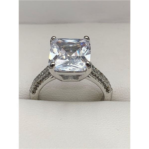 V.Wang Styled Princess Cut 1.2 Carat Solitaire Engagement Ring