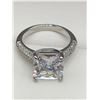 Image 2 : V.Wang Styled Princess Cut 1.2 Carat Solitaire Engagement Ring