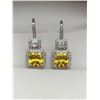 Image 1 : Empress Style 1.7 Carat TW Yellow Topaz & Multi Stone Earring Set