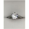 Image 4 : Ladies Brilliant Cut 1.0 Carat Solitaire Claw Set in .925 Silver Engagement Ring