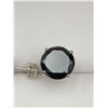 Image 5 : Natural Black Diamond Stud Earrings Featuring 10.82 Carat TW Solitaire Round Cut Stones set in .925 