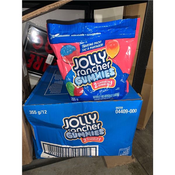 Jolly Rancher Gummies 2 Flavors in 1   355g x 12