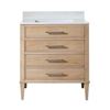 Image 1 : Gluckstein Elements Camille Bath Collection 30" Free Standing Light Wood Oak Vanity