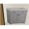 Image 4 : Glacier Bay Everdean 30.5-inch W x 34.4-inch H x 18.75-inch D Bathroom Vanity in Pearl Grey with Cul
