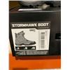 Image 3 : ICon Stormhalk Motorcycle Boots Grey Mens Size 11
