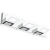 Image 1 : Ralbay Modern LED Vanity Light 3 Light Acrylic Stainless Steel for Bathroom Vanity Lighting Fixtures