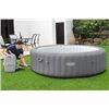 Image 1 : Bestway SaluSpa Grenada AirJet 6 to 8 Person Inflatable Hot Tub Round Portable Outdoor Spa with 190 