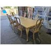 Image 4 : Bernhardt Luxury,14pc Solid Wood Dining Suite Includes Table , 2 Leafs, 8 Upholstered & Wood Chairs,