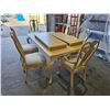 Image 7 : Bernhardt Luxury,14pc Solid Wood Dining Suite Includes Table , 2 Leafs, 8 Upholstered & Wood Chairs,