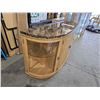 Image 8 : Thomasville Bogart Luxe Collection Burl Wood and Lighted Glass Buffet with Built in Covered Silverwa