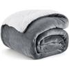 Image 1 : BedSure Sherpa Blanket Twin 60 x 80