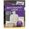 Image 1 : Kirkland Wastebasket Liners 10 Gallon 500 bags