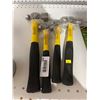 Image 1 : Lot of 4 Hoteche Hammers 8, 12 and 24oz