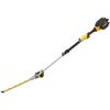 Image 1 : DEWALT 40V MAX* Cordless Hedge Trimmer, Telescoping Pole, 22-Inch, Tool Only (DCHT895B) With Battery
