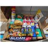 Image 1 : Box Lot of Assorted Snack & Pantry Supplies