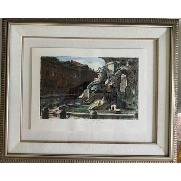 Piazza Navona by Ernesto Ornati