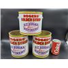Image 1 : Vintage Rogers' Golden Syrup Tin Cans