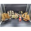 Image 1 : Vintage Pirate Ship Wooden Models