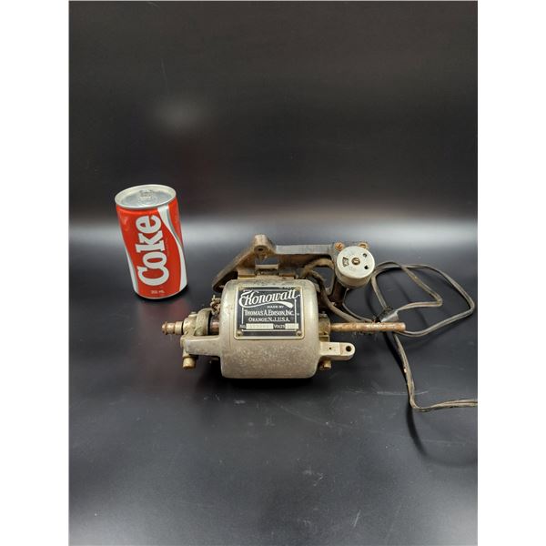 Ekonowatt 110V Motor Made By Thomas Edison