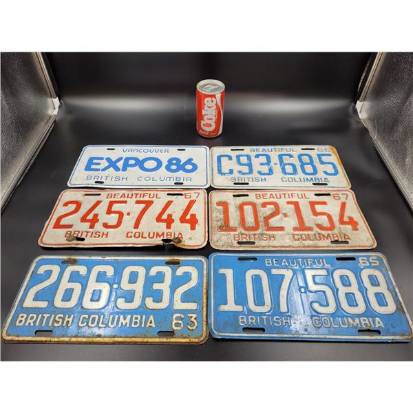 Vintage Canadian License Plates
