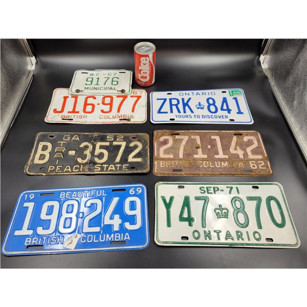 Vintage Canadian License Plates