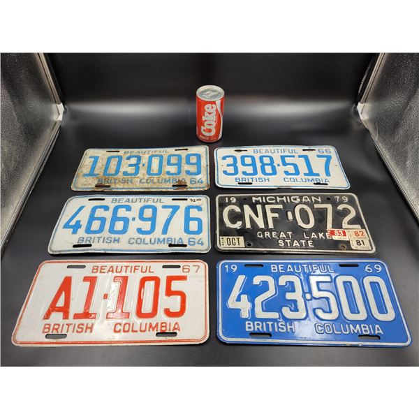 Vintage Canadian License Plates