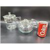 Image 1 : Vintage Pyrex Flameware Tea Pots