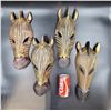 Image 1 : Carved Wooden Zebra Masks