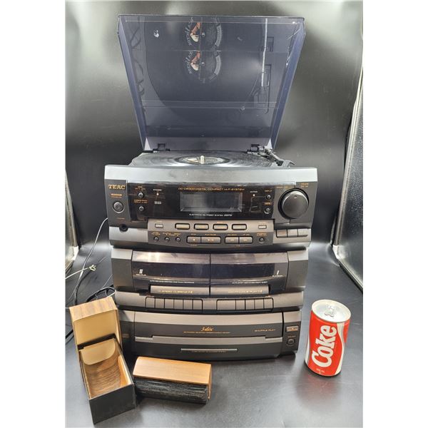 Teac Digital Compact Hi-Fi System (Cassette Player, CD Player, and Record Player)