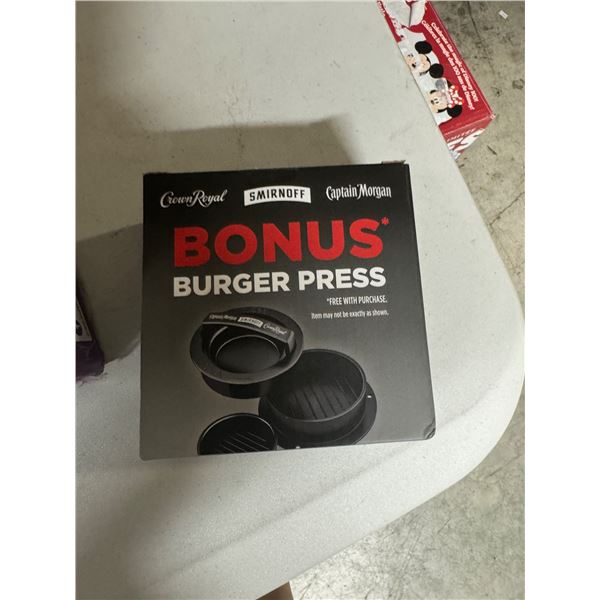 Burger press