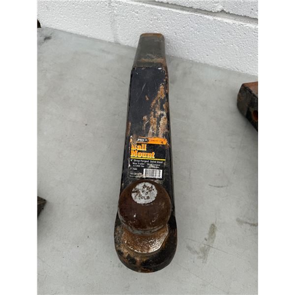 6 inch Drop Forge hitch with 2 5/16 ball