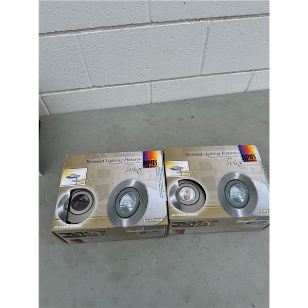 Recessed, lighting, fixtures, bulbs, taken out of one set