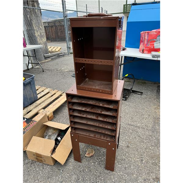 Two piece Lawson cabinet