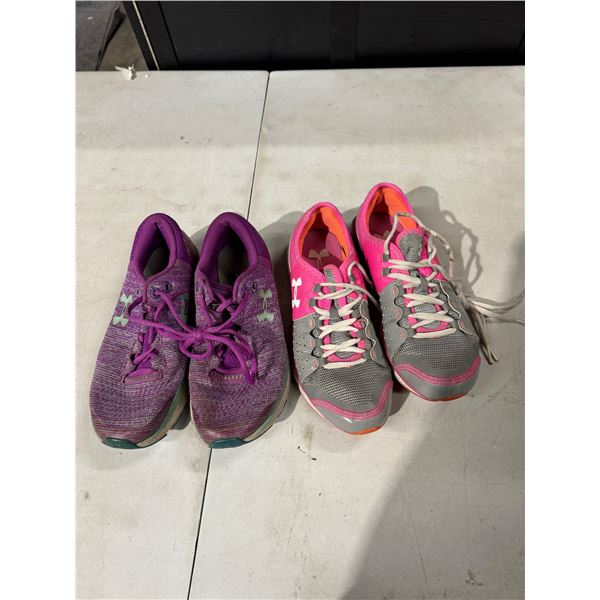 Under armor, running shoes, size 5Y