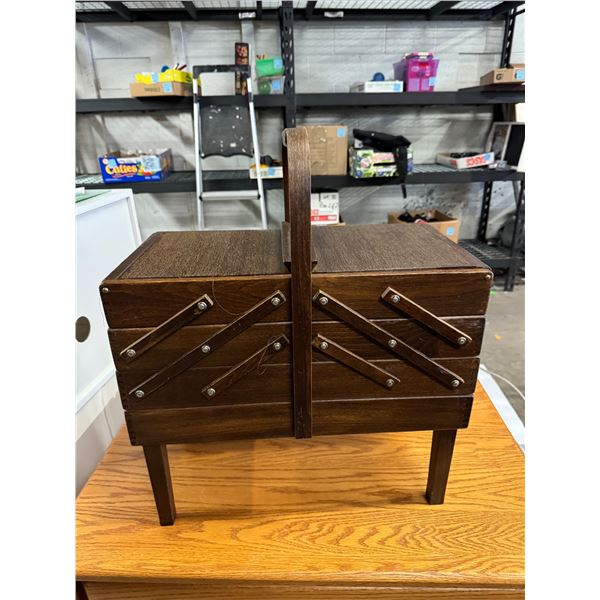 Vintage sewing cabinet
