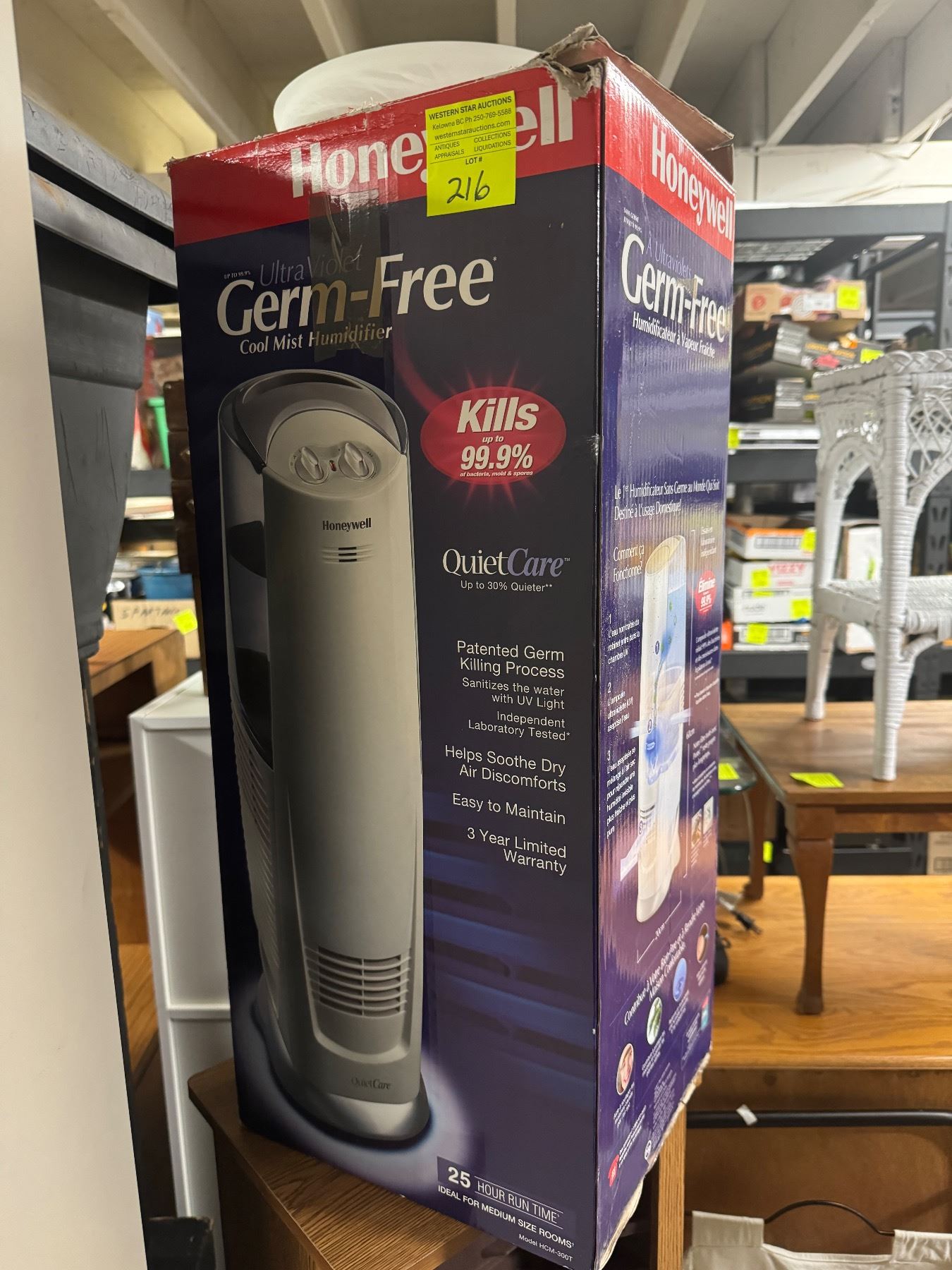 Honeywell ultra germ-free coolmist humidifier