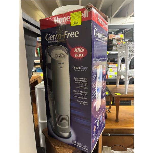 Honeywell ultra germ-free coolmist humidifier