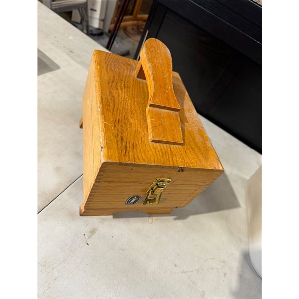 Esquire shoe care chest and contents
