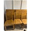 Image 2 : Table and six chairs and leaf
