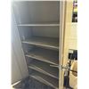 Image 2 : Metal cabinet with key 36 inch's wide 18 deep 72.5 tall