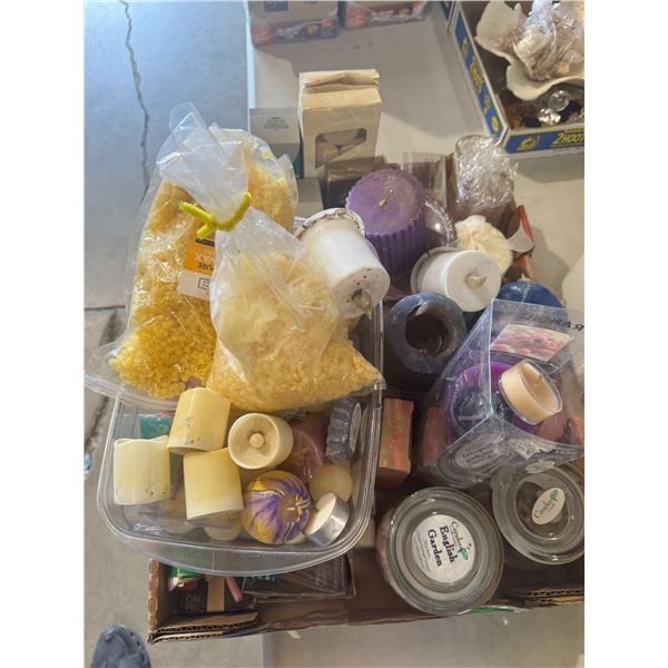 Lot of candles, etc.