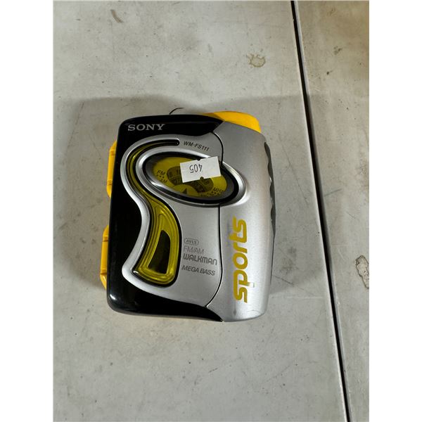 Sony sportsman FM Walkman mega bass sports